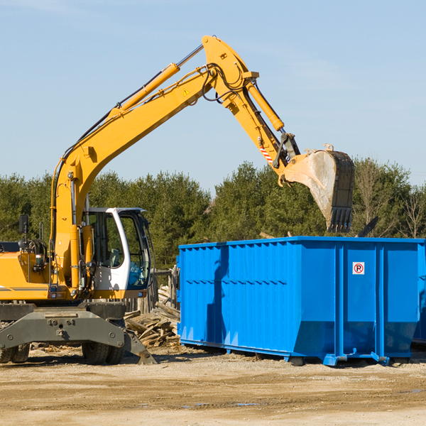 what are the rental fees for a residential dumpster in Piney Flats